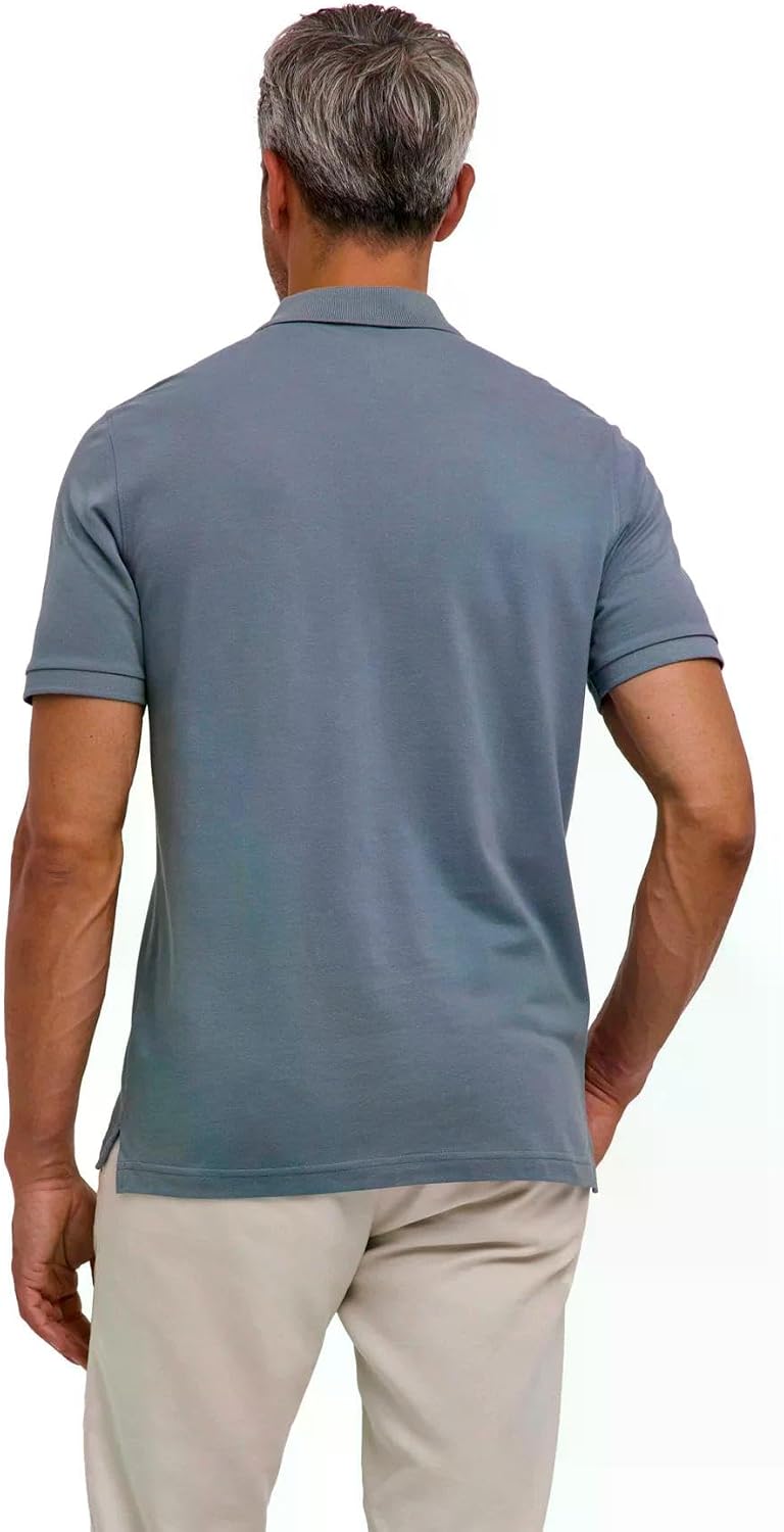 FALKE Herren Basic Polo Shirt Piqué Poloshirt atmungsaktive Baumwolle weich hautfreundlich bequem se