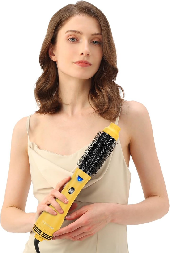 One-Step Warmluftbürste Föhnbürste, PARWIN PRO BEAUTY Rundbürstenföhn, 4 in 1 Rund Haartrockner lock