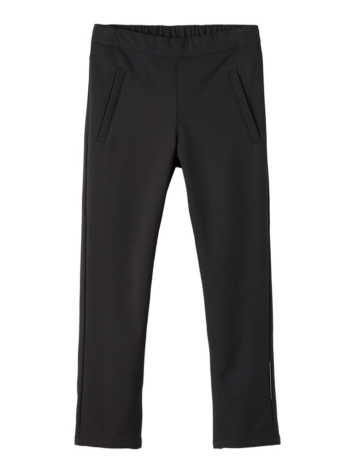 NAME IT Mädchen Nkfalfa Softshell Pant Slim Fo Noos 116 Schwarz, 116 Schwarz