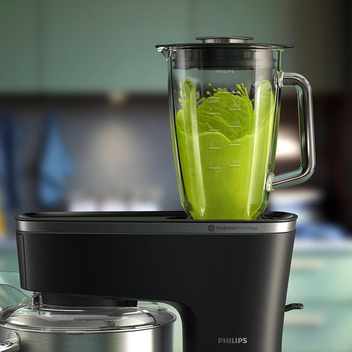 Philips Domestic Appliances Mixbehälter, 1,5 l Glasbecher, ProBlend Technologie, Spülmaschinenfest,