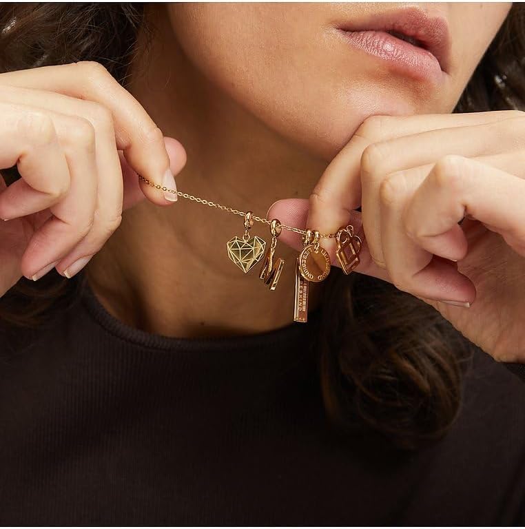 LIEBESKIND BERLIN Charms Anhänger – Buchstaben – In Silber & Gold – Passend zur Basic Charmskette –