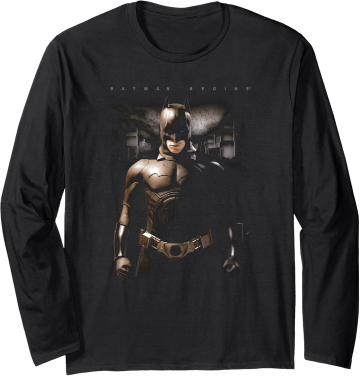 Batman Begins Gotham Bats Langarmshirt