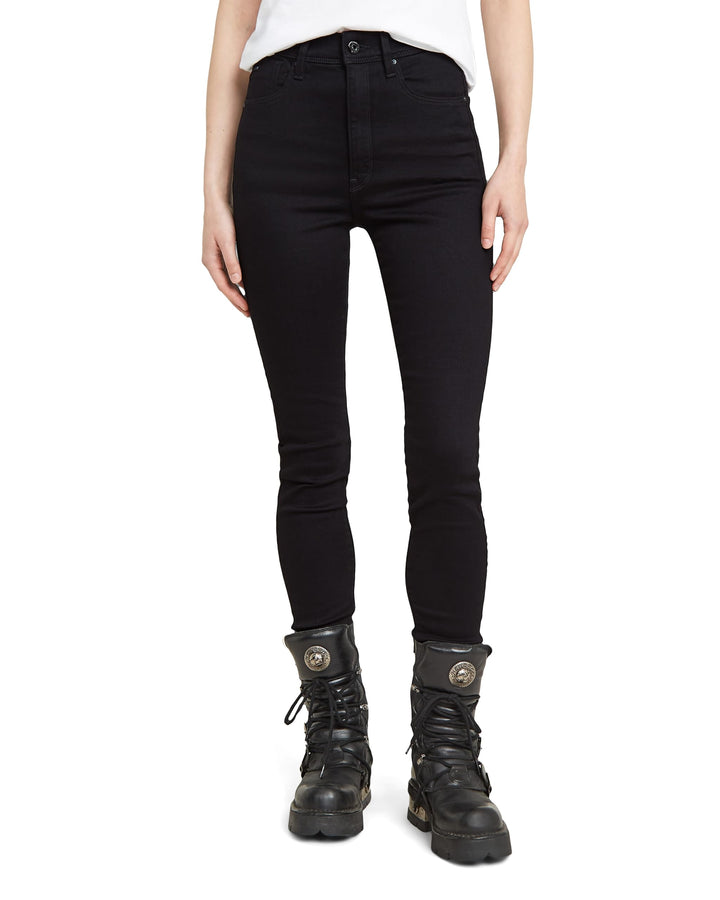 G-STAR RAW Damen Kafey Ultra High Skinny Jeans 24W / 30L Schwarz (Pitch Black D15578-b964-a810), 24W