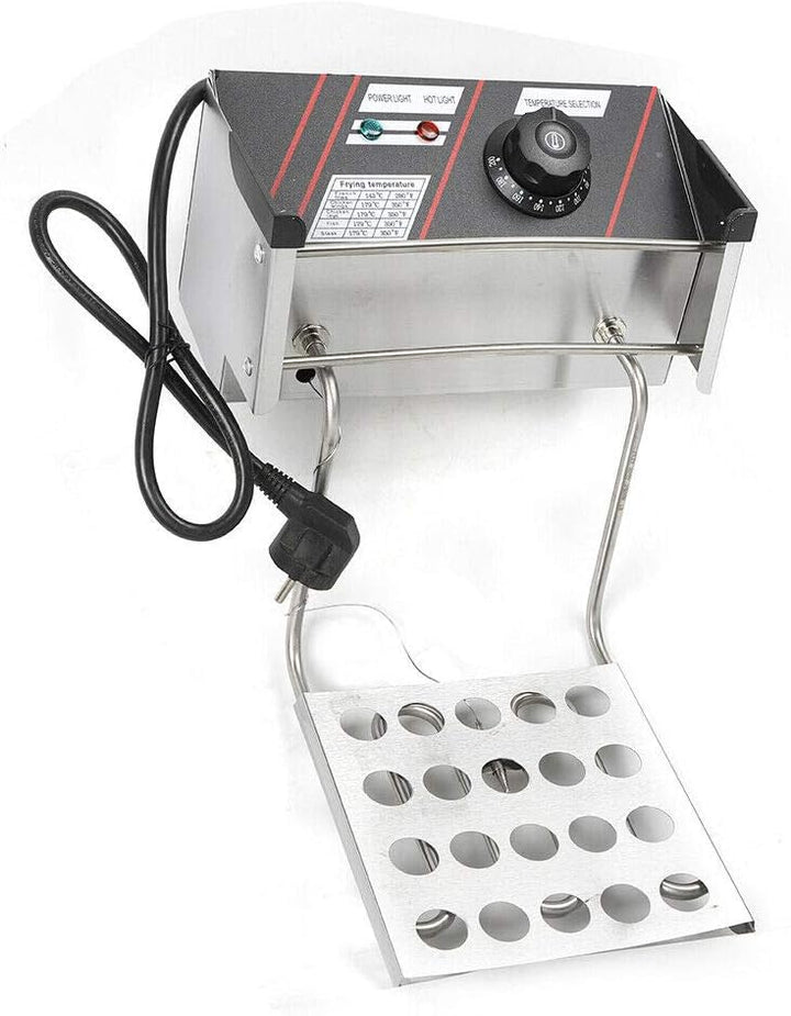 Friteuse Edelstahl, 2500W Elektrische Fritöse mit Frittierkorb und Edelstahldeckel Profi Fritteuse M