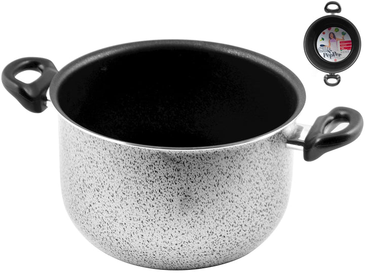 Home Salt N'Pepper Antihaftpfanne, Aluminium, 20.7 Liter, Schwarz/Grau, 26 cm 21 Litres Multicolor,
