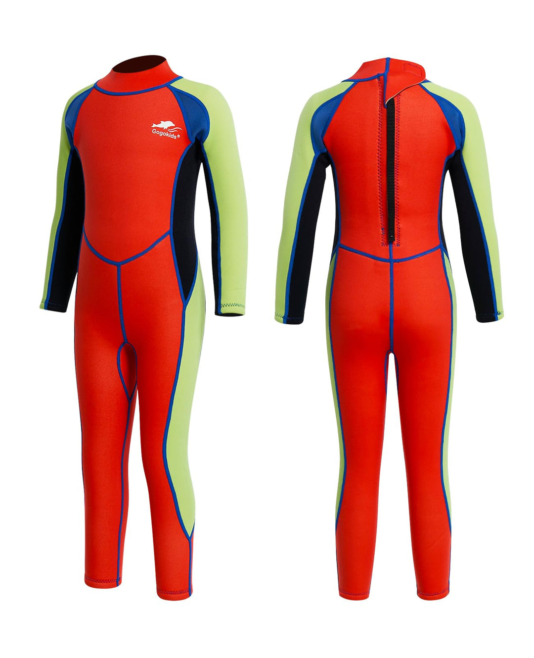 Gogokids Kinder Neoprenanzüge - Jungen Mädchen Rash Guard Einteiler Thermische Badeanzüge 2.5mm Neop