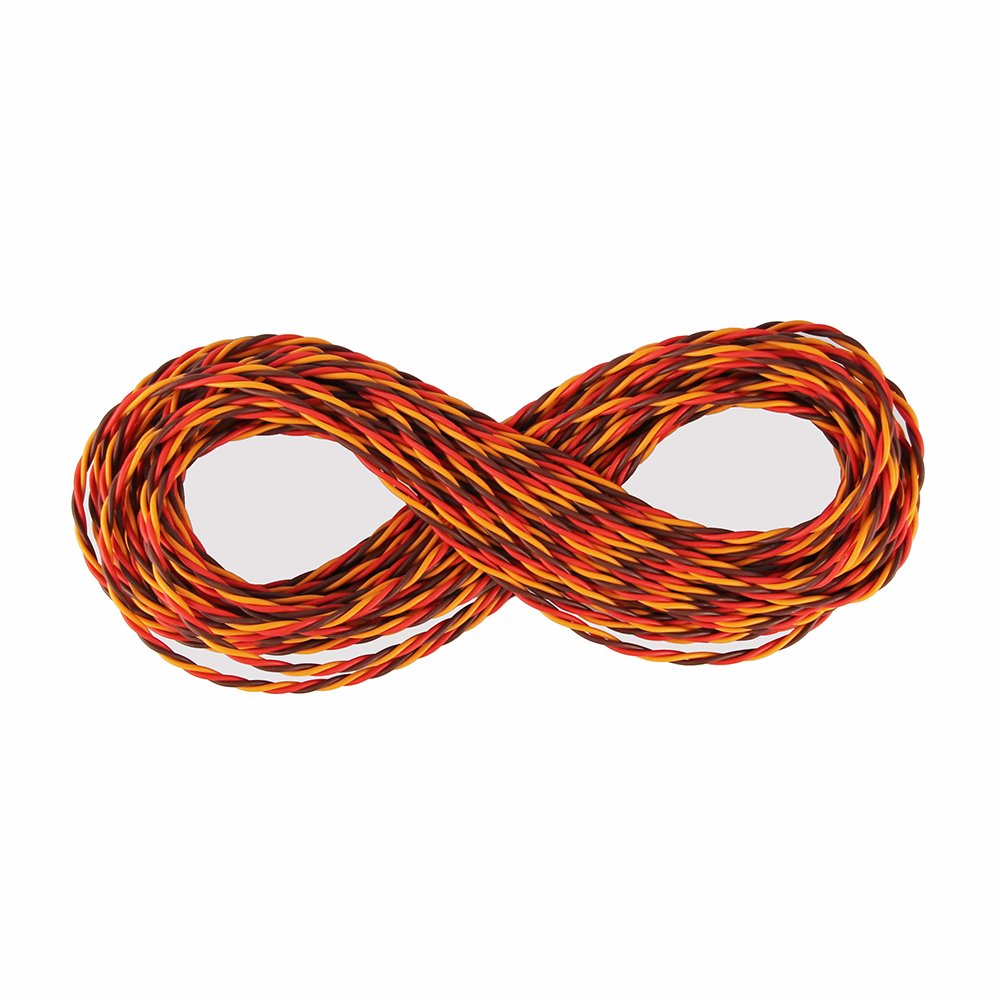 OliYin 32 Füsse 22AWG 60cores Twisted Servo führen Servo erweitertes Kabel verdrillten Draht für JR