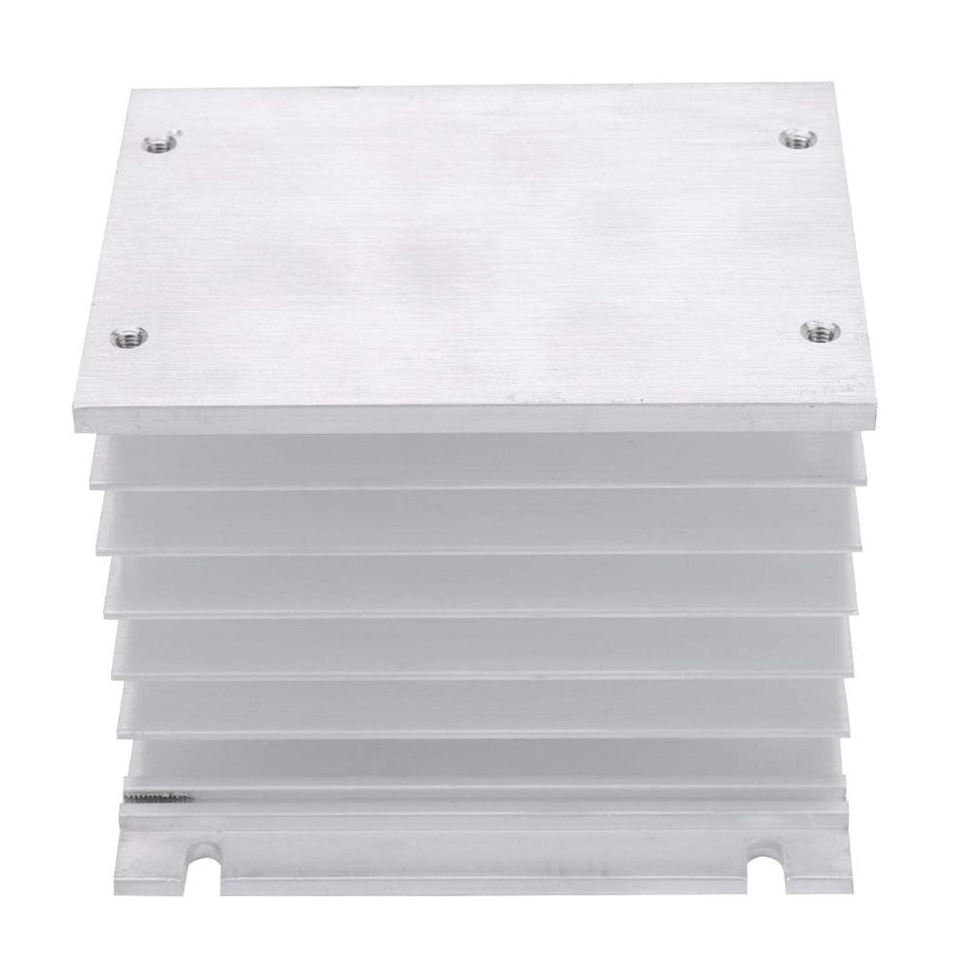 SSR Kühlkörper, Drei Phasen Aluminiumlegierung Aluminium Heatsink für Einphasiges Solid State Relais