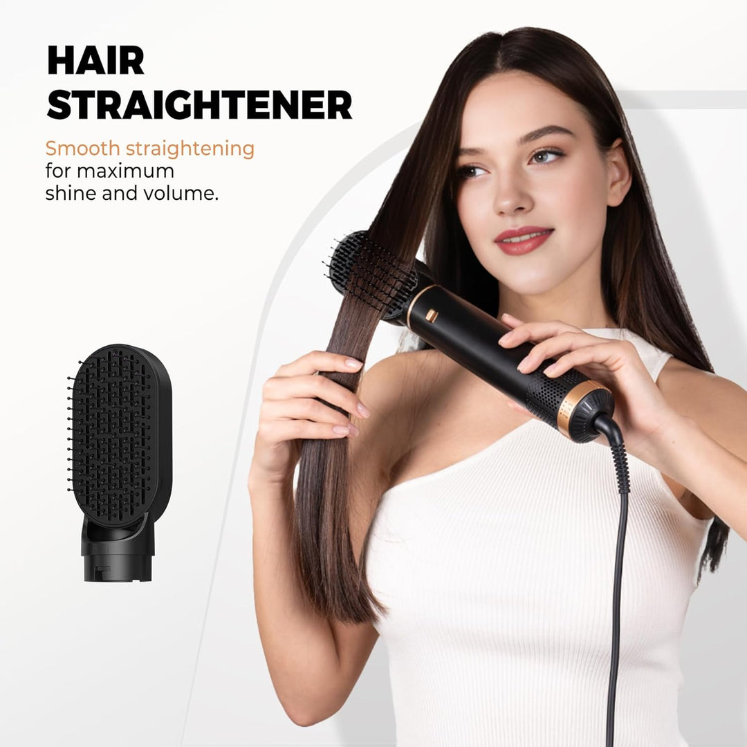 Airstyler 5 in 1 Hairstyler mit Air Lockenstab Föhn Heissluftbürste Haarstyling Geräte Föhnbürste Wa