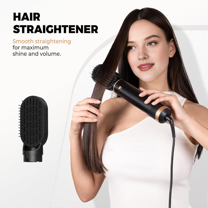 Airstyler 5 in 1 Hairstyler mit Air Lockenstab Föhn Heissluftbürste Haarstyling Geräte Föhnbürste Wa