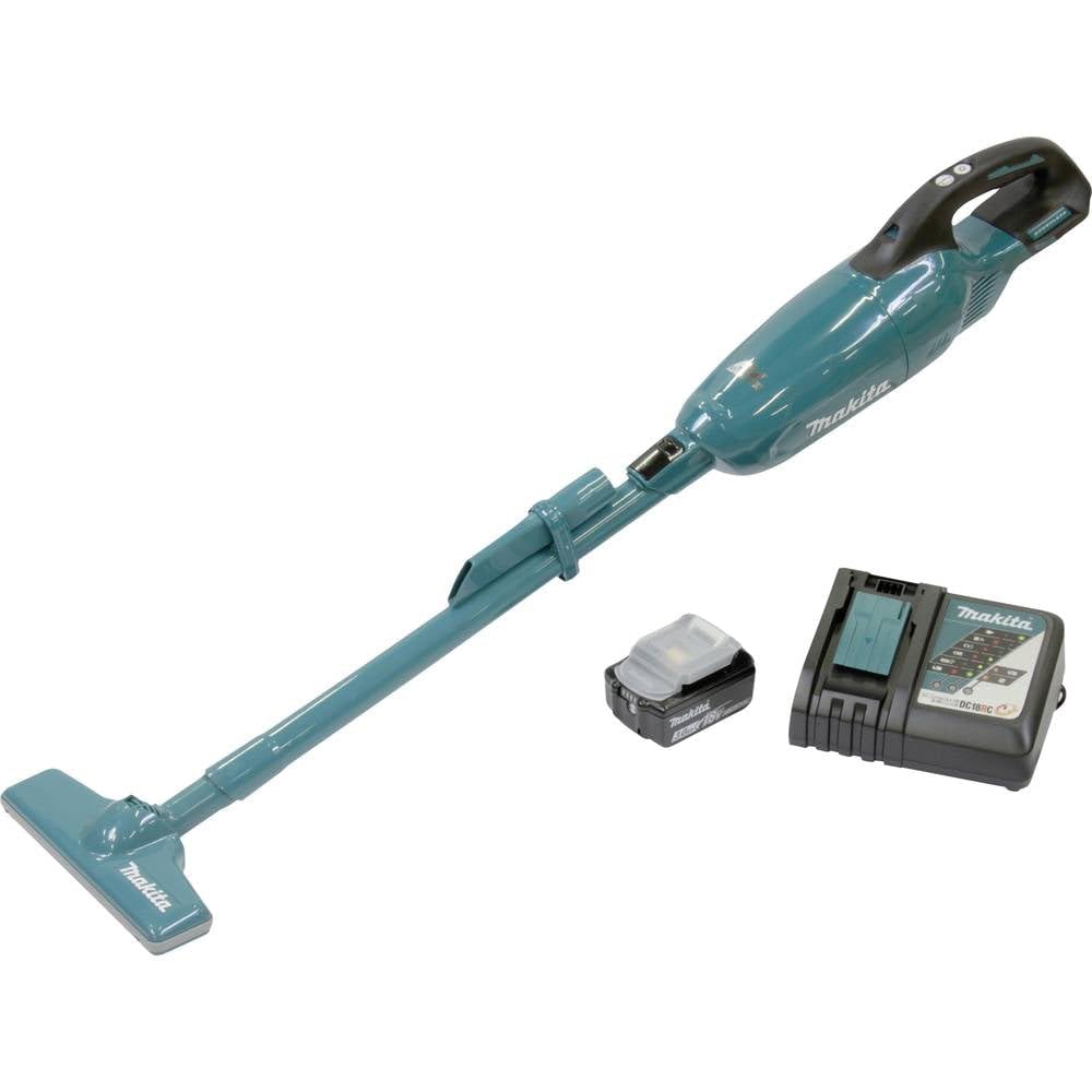 Makita DCL281FRF Akku-Staubsauger 18V/3,0 Ah, 1 Akku + Ladegerät, Petrol