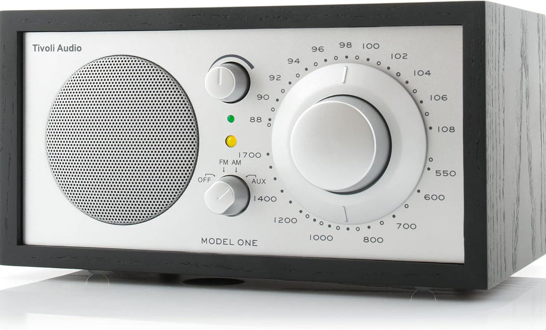 Tivoli Audio Model One UKW-/MW-Radio (Schwarz / Silber), Schwarz / Silber