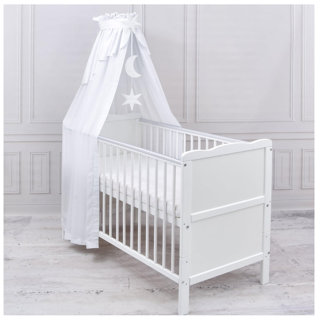 Generisch Baby Delux Babybett Himmel Betthimmel Chiffon Baldachin für Babybett Kinderbett Wiege Stub