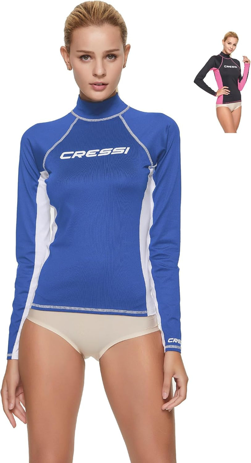 cressi Lady Rash Guard – Schützender Rashguard Damen Kurze oder Langen Ärmel für Sup und Wassersport