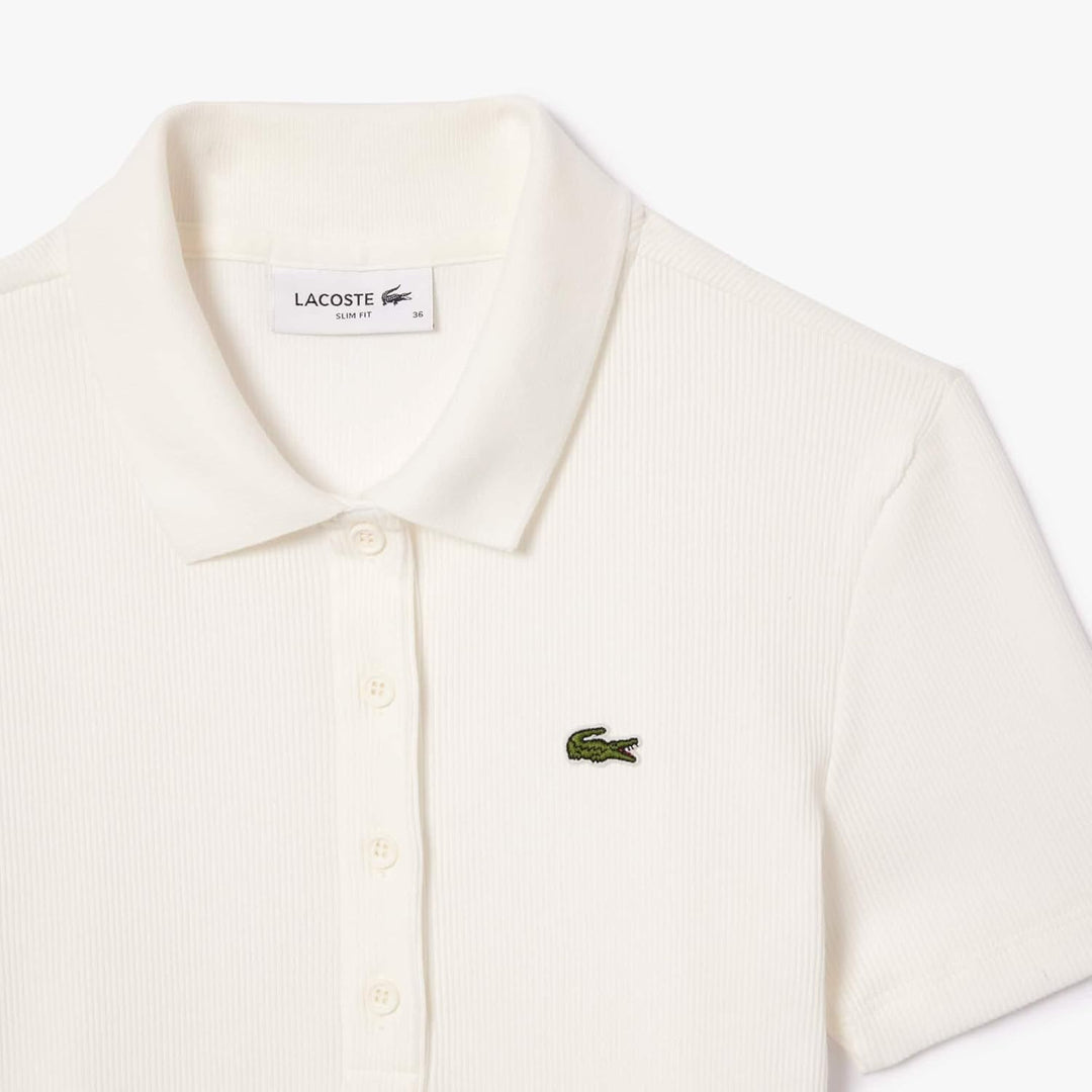 Lacoste - Damen Polo Kurzarm 38 Blume, 38 Blume