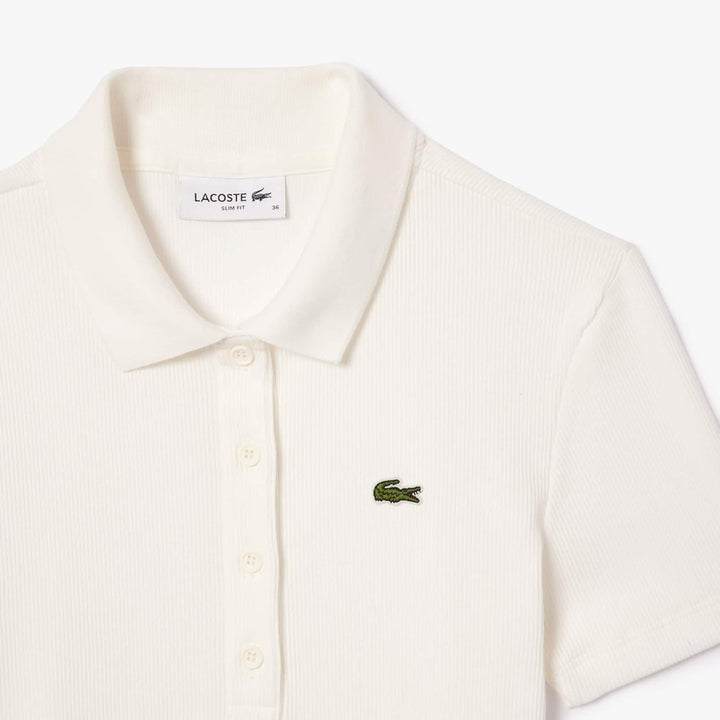 Lacoste - Damen Polo Kurzarm 38 Blume, 38 Blume