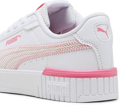 PUMA Mädchen Carina 2.0 Corduroy Jr Sneaker 36 EU Puma White Frosty Pink Strawberry Burst, 36 EU Pum