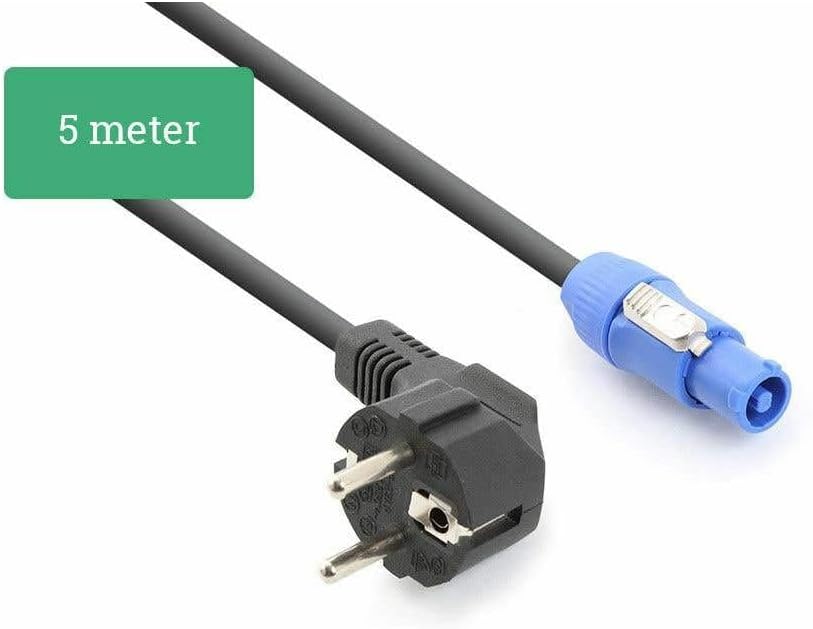 PD Connex Stromkabel Schuko - Powercon A - 5 Meter, 5 Meter