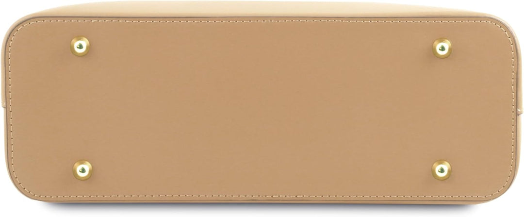 Tuscany Leather Olimpia Ledertasche aus Leder - Klein Champagne, Champagne