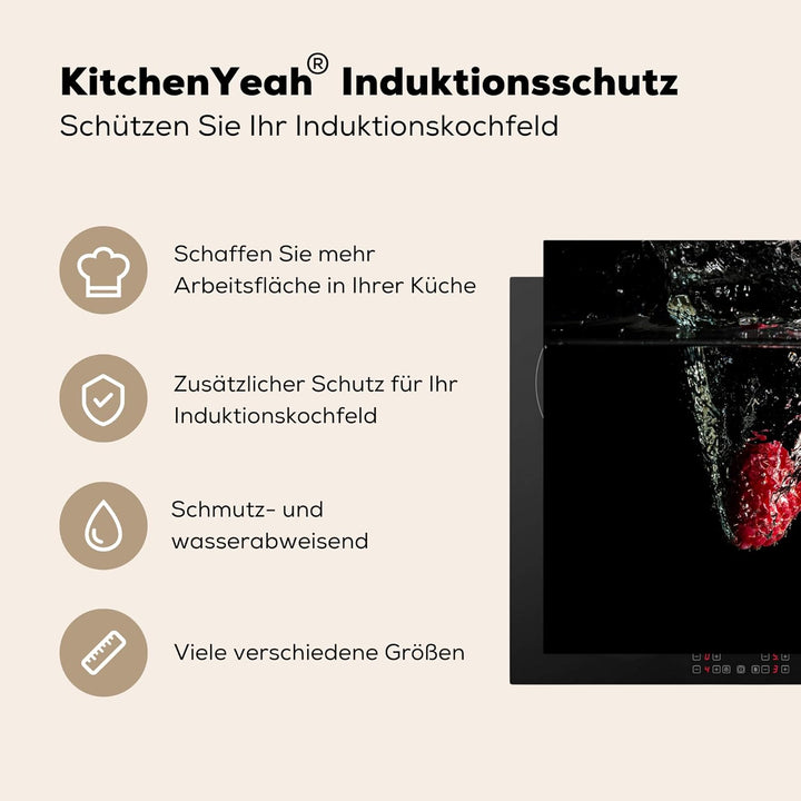 Herdabdeckplatte Einteilig Ceranfeld Abdeckplatte für Induktionsschutz Ceranfeldabdeckung Vinyl Herd