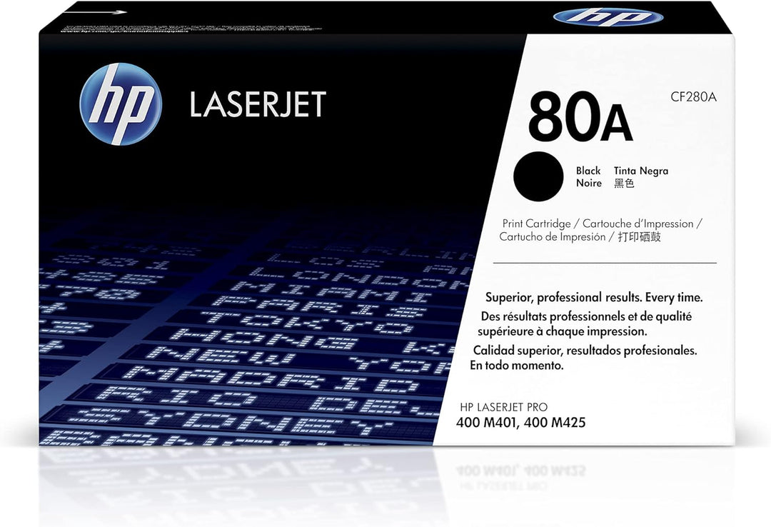 HP 80A (CF280A) Schwarz Original Toner für HP Laserjet Pro M401, HP Laserjet Pro M425 schwarz Standa