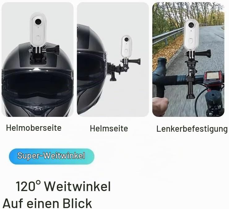 TKMARS Mini 4K Action Kamera WLAN, Magnetische Bodycam mit 120° Weitwinkel, Wasserdicht bis 30m mit