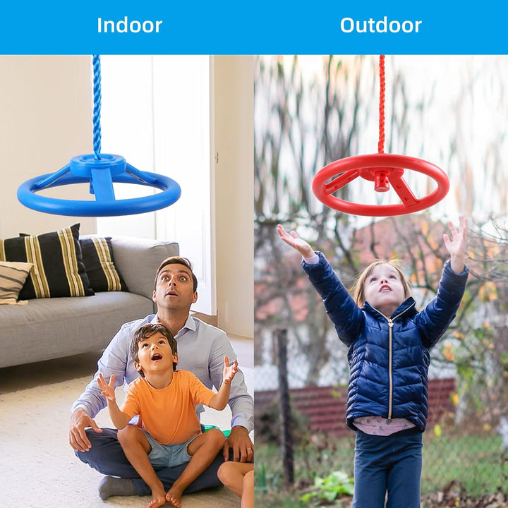 PELLOR Kinder Klettern Ringe, Klettergeräte, Turnringe für Kinder, Multifunktion Turnringe, Kletterr