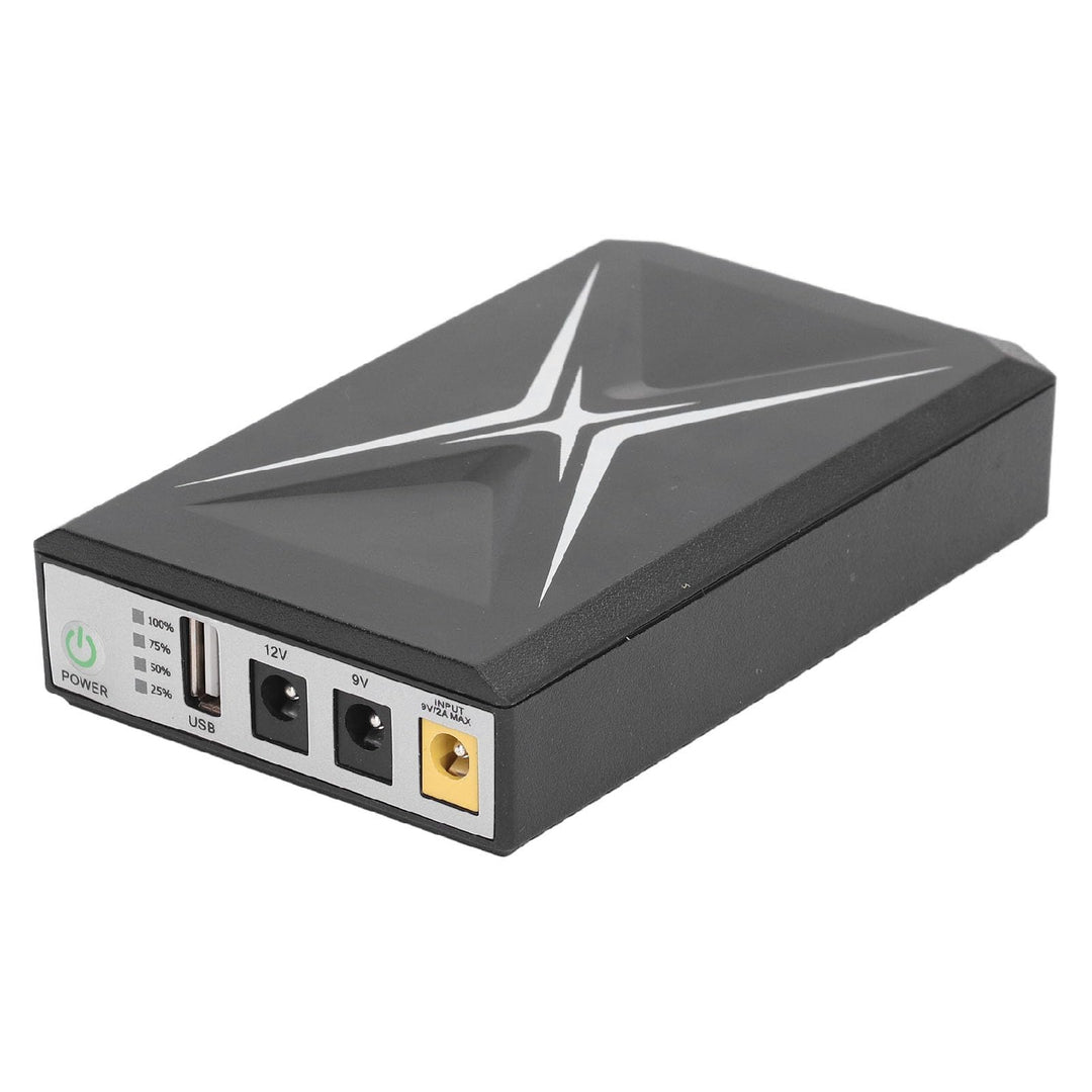 USV-Batterie-Backup, 8800 MAh Wiederaufladbare Mini-USV Unterbrechungsfreie Stromversorgung mit Eing