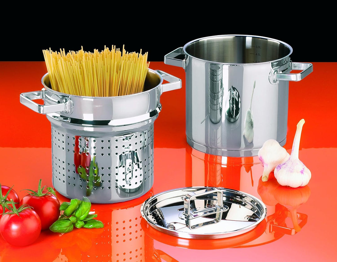 Rohe Germany, Edelstahl, Spagettitopf Chiara 20 cm, ca. 5 ltr Spagettitopf 20 cm, Spagettitopf 20 cm
