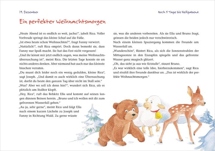 Ein Weihnachtsgeschenk für Rica: Ein Adventskalender zum Vorlesen und Gestalten eines Fensterbildes
