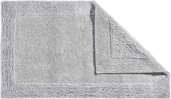 Erwin Müller Badematte, Badteppich Uni Serie Stuttgart hellgrau Grösse 80x150 cm - extra dick, hohe