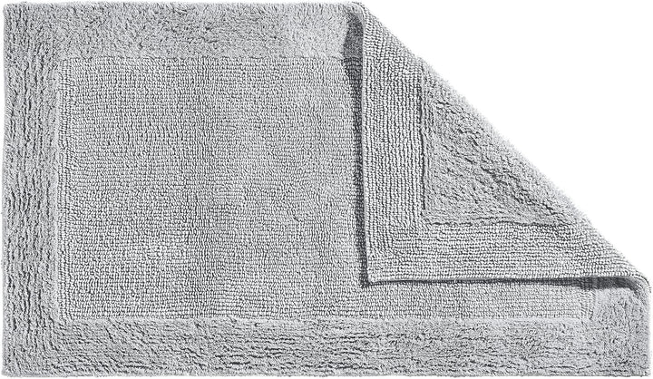 Erwin Müller Badematte, Badteppich Uni Serie Stuttgart hellgrau Grösse 80x150 cm - extra dick, hohe