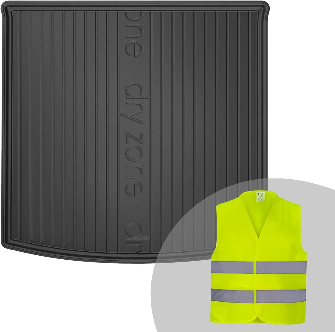 FROGUM DryZone Gummimatte Ganzjährige Praktische Auto Kofferraummatte Kofferraumwanne passend für Sk