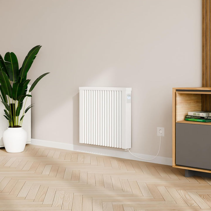 AeroFlow Elektroheizung mit Schamotte Speicherkern FlexiSmart Pro WLAN Fähig App Steuerung (COMPACT