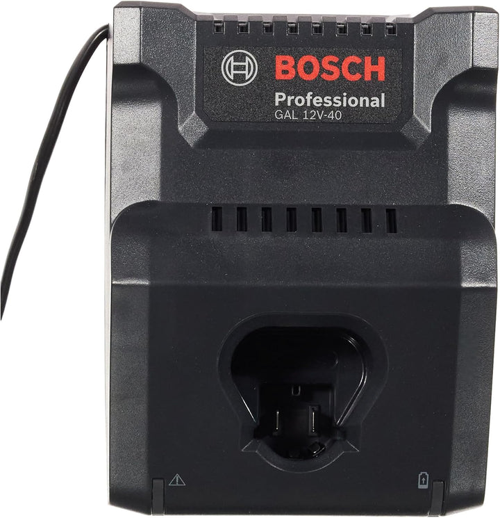 Bosch Professional Singlevolt-Li-Ion-Schnellladegerät GAL 12V-40 (Zubehör für 12 V Li-Ion-Akkus von