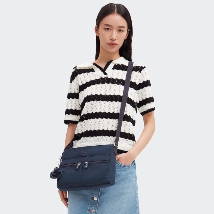 Kipling Unisex New Angie Small Crossbody, Blue Bleu 2 Blue Bleu 2 Einheitsgrösse, Blue Bleu 2 Einhei