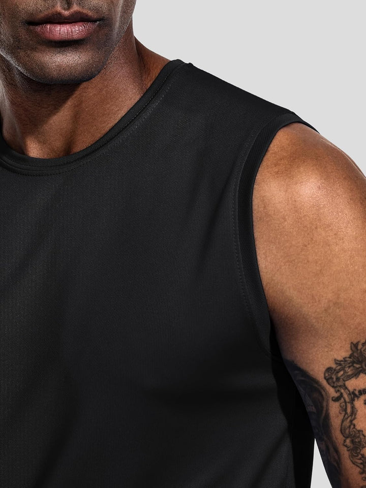 Teesmen 3pcs Tank Top für Männer Fitnessstudio ärmellos Laufen schnell trocken atmungsaktiv Männer W