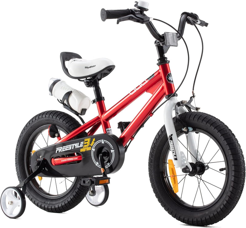 RoyalBaby Freestyle Kinderfahrrad Jungen Mädchen Fahrrad 12 16 16 18 20 Zoll ab 3-12 Jahre BMX Stil