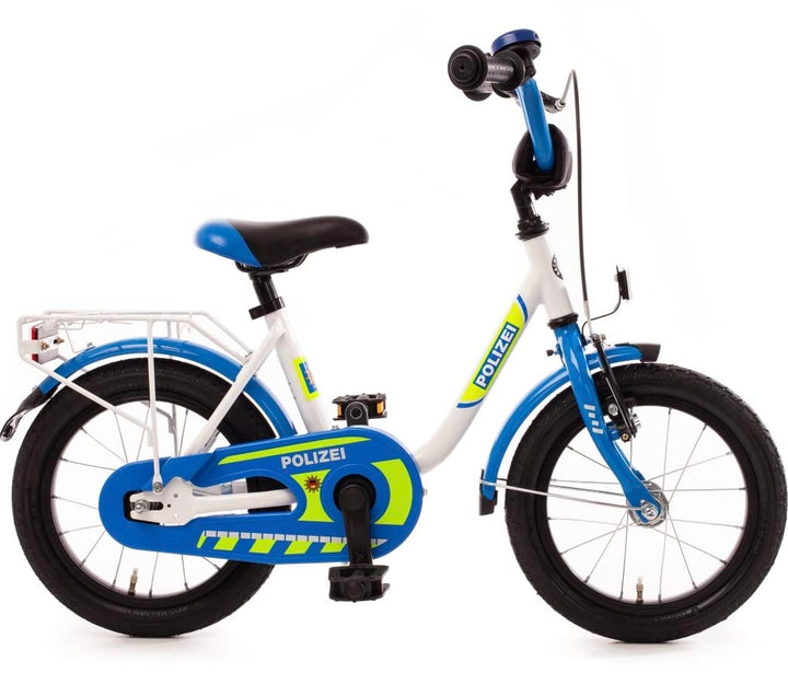Bachtenkirch Kinderfahrrad 14 Zoll mit Seitenständer und Rücktrittbremse Jungen Mädchen Fahrrad für