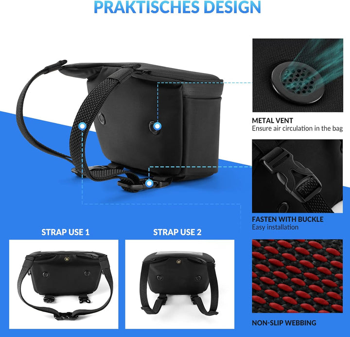 ROCKBROS Motorradtasche Motorrad Satteltaschen Wasserdicht Motorrad Werkzeugtasche Aufbewahrungstasc