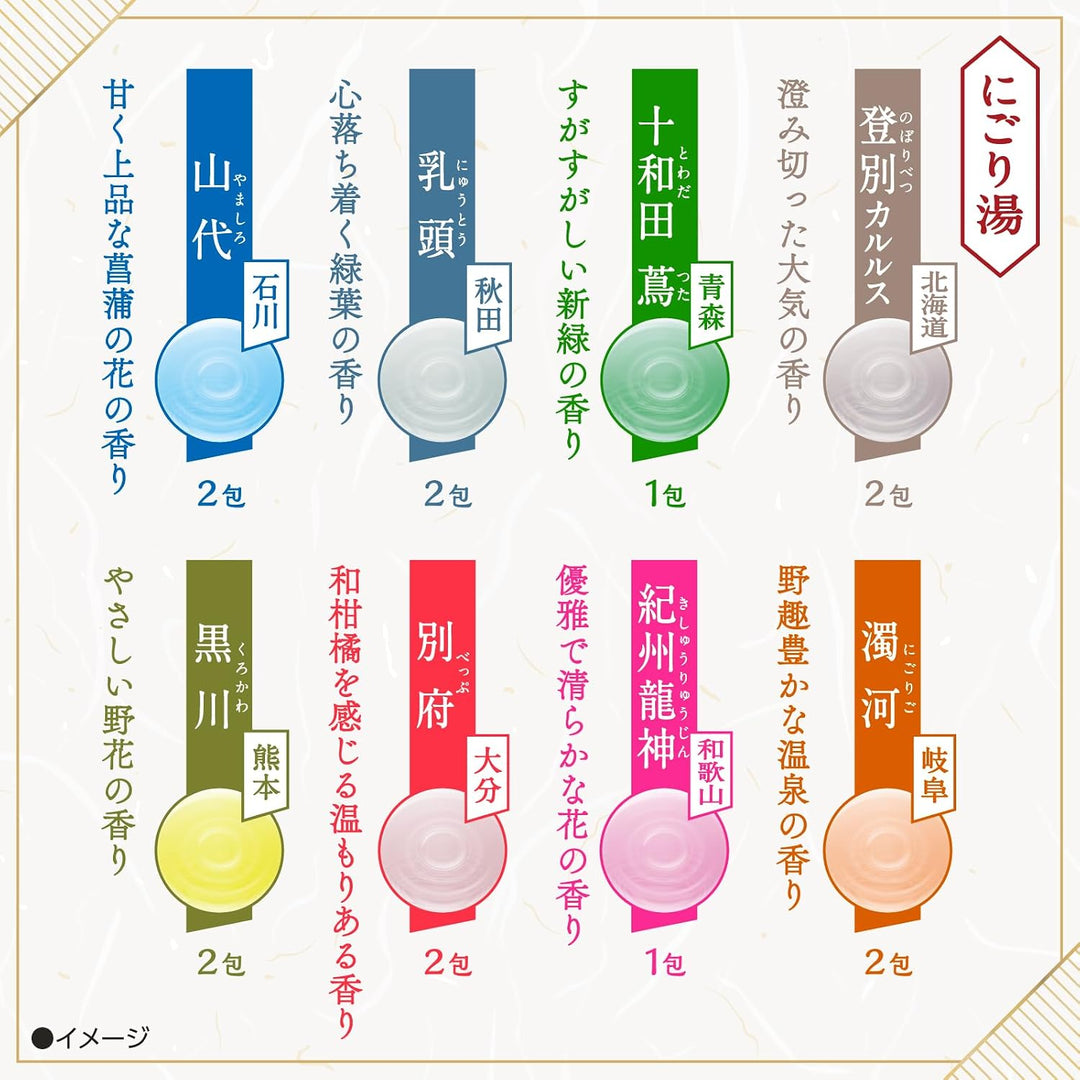 Bathclin Japanese Famous Hot Water Bath Salts - 30g x 14packets - Commitment