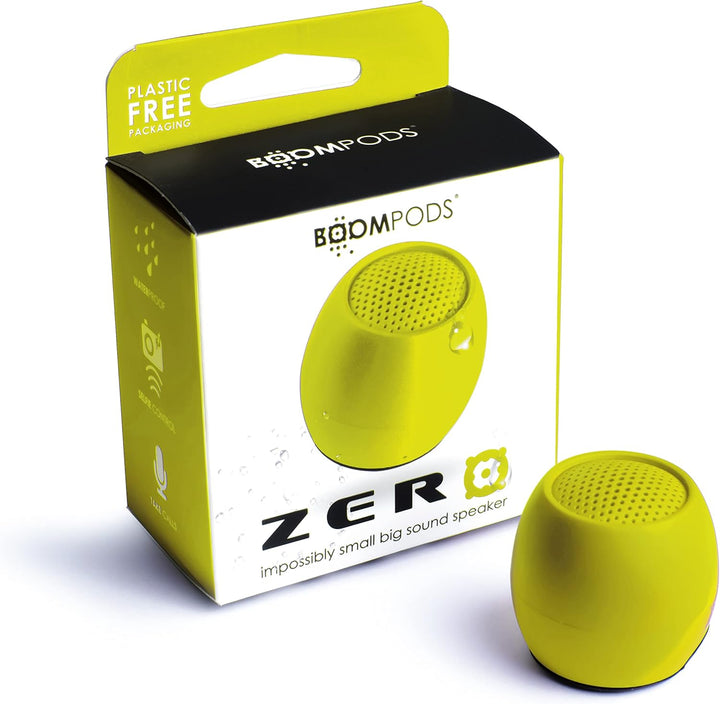 Boompods Zero Mini Bluetooth Lautsprecher - tragbarer Outdoor Lautsprecher, IPX6 Wasserschutz & 5 St