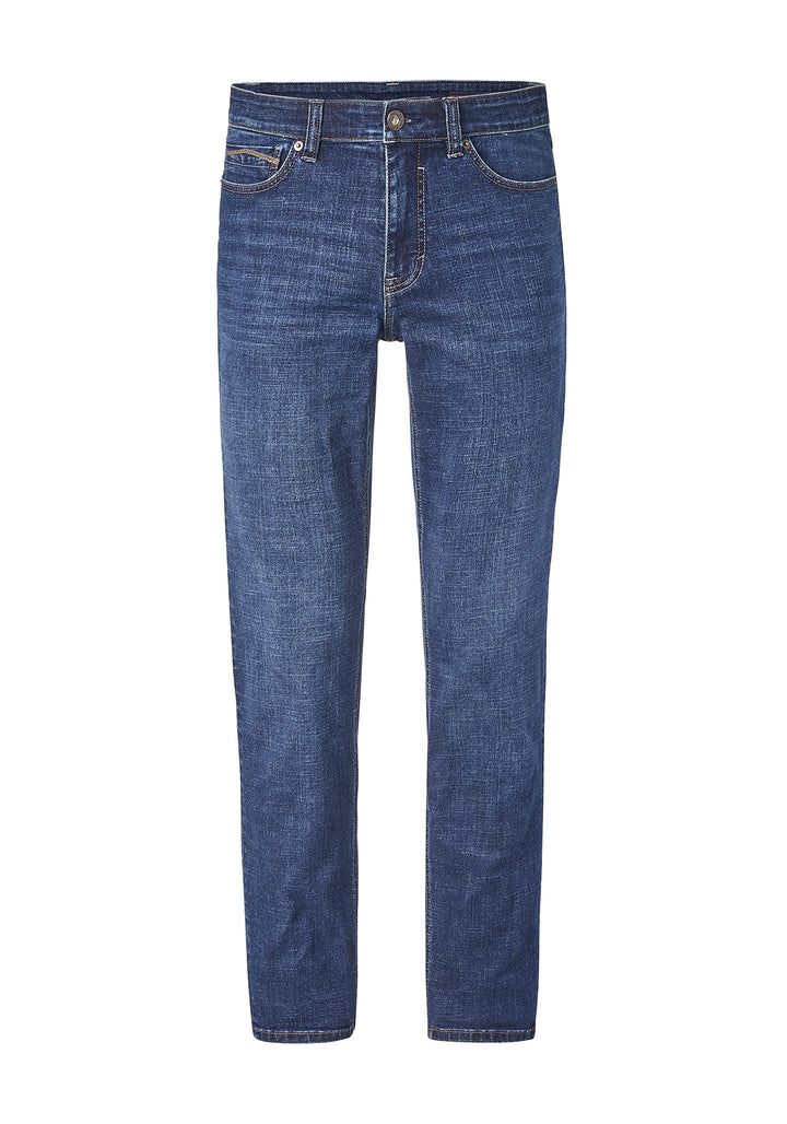 Paddocks Slim-Fit Jeans Motion & Comfort Elastizität Pipe 30W / 32L Deep Blue Moustache Use, 30W / 3
