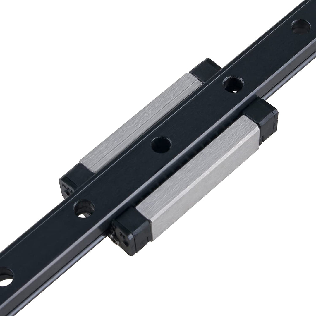 CNCYEAH 2 Stück MGN9H 300 mm Miniatur Lineare Schienenführung mit MGN9H Edelstahl Wagenblock, Linear
