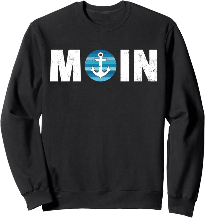 Moin Norddeutsch Plattsnacker Küsten Sweatshirt