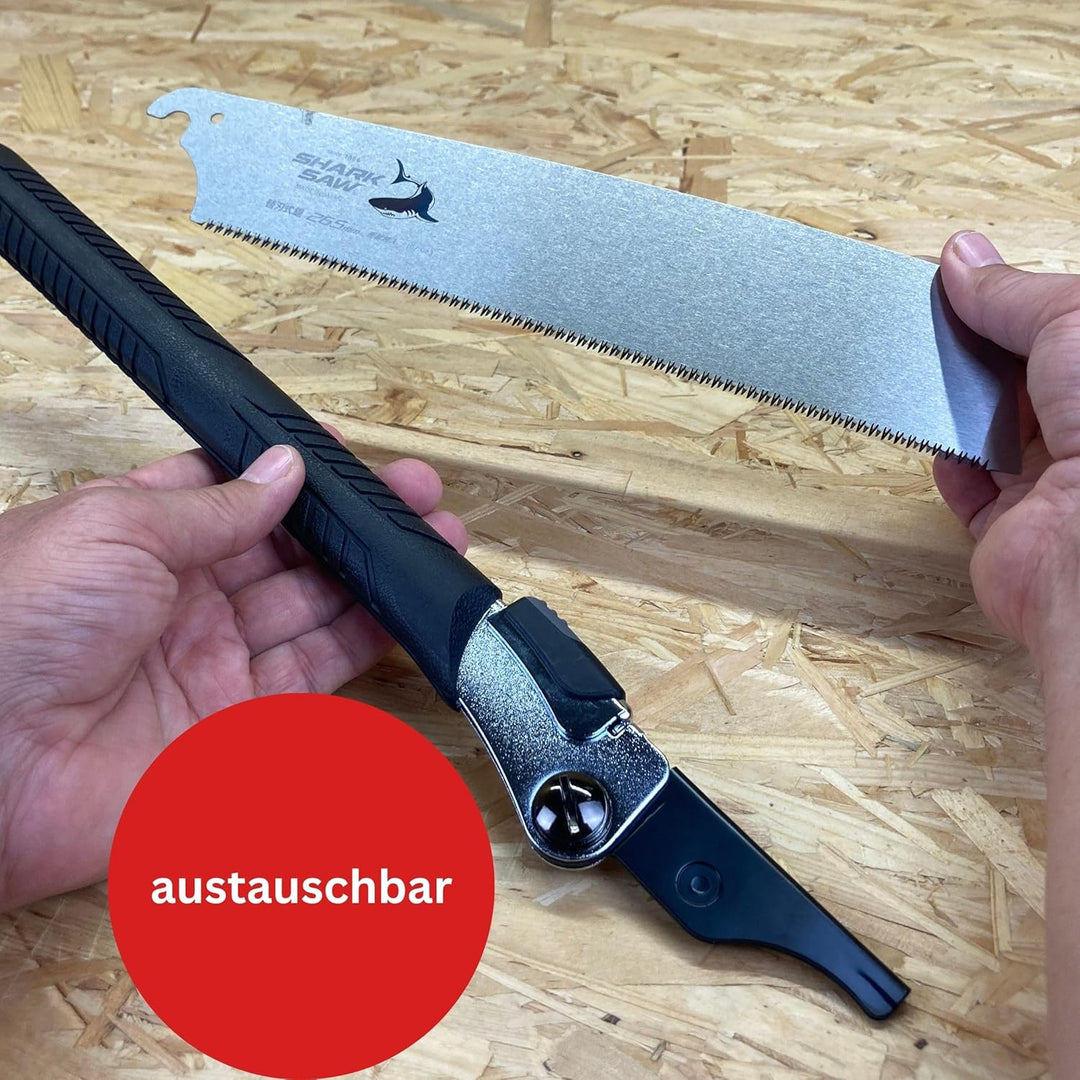 FAMEX 5525 Profi Japansäge Kataba - Original Japanische Zugsäge 265mm - Handsäge Klappsäge Holzsäge