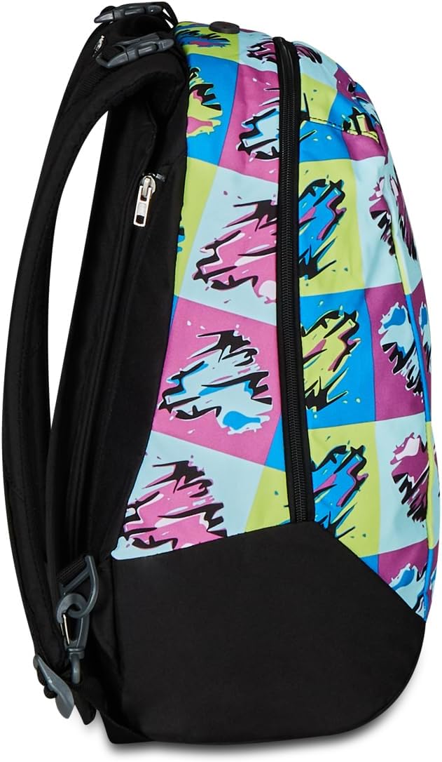 RUCKSACK SEVEN POP HEARTS Geräumige Schultasche für Teenager, Mädchen & Jungen, 2 wechselbare Muster