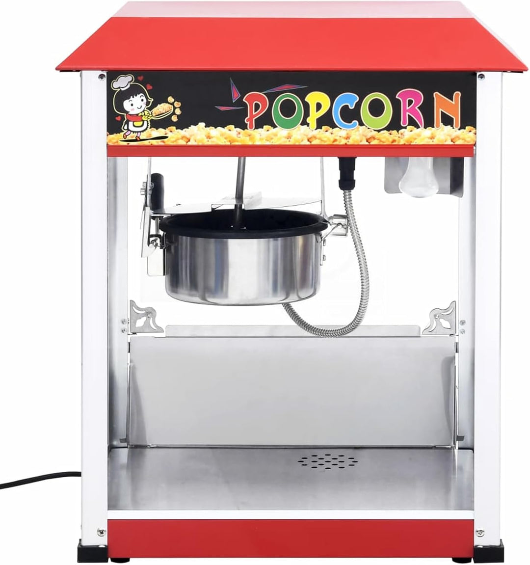 Homgoday Popcorn-Maschine mit Teflon-Topf 1400 W, Innenmöbel für Wohnzimmer, Büro, Schlafzimmer