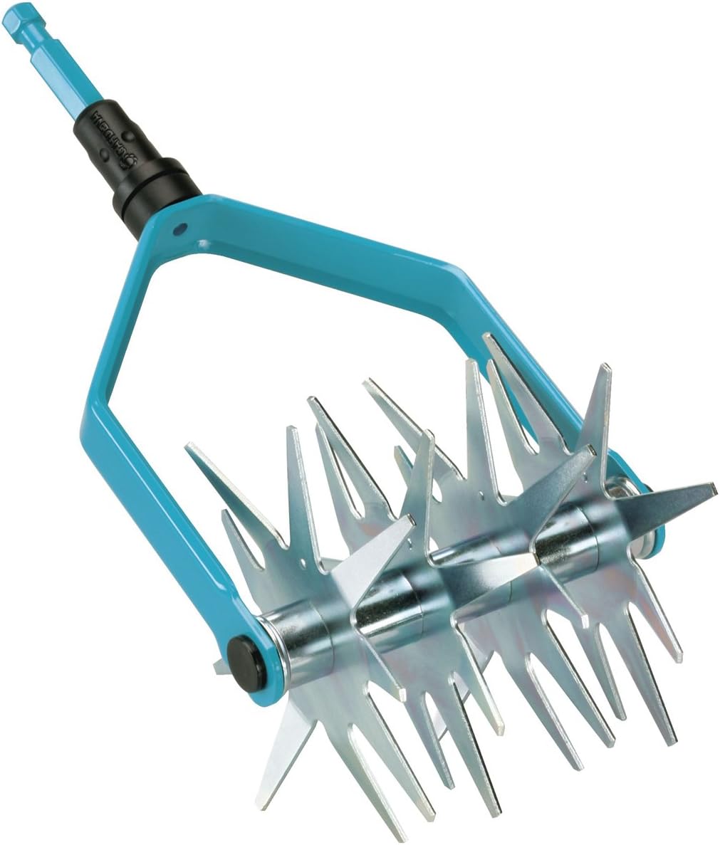 Gardena combisystem-Sternfräse: Gartenfräse zur Saatvorbereitung und Bodenlockerung, 14 cm & combisy
