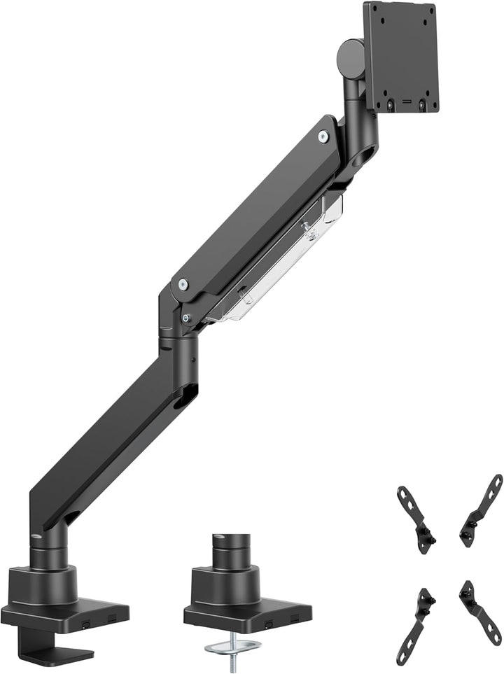 Monitor Halterung Extrastark bis 27kg bis 57 Zoll Tragarm mit Gasdruckfeder LED LCD Monitore VESA 75